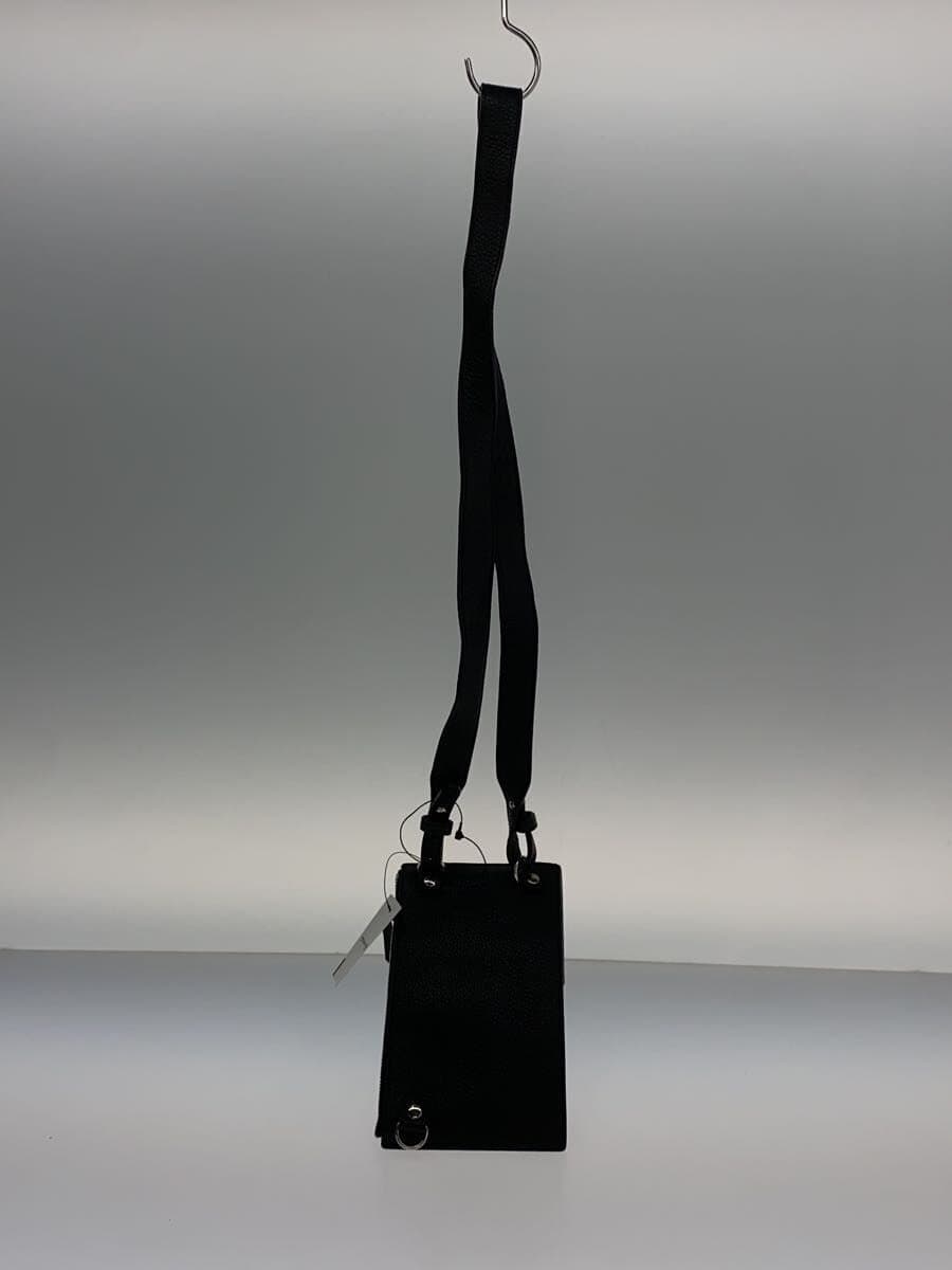 FENDI Shoulder Bag Leather BLK Solid 3