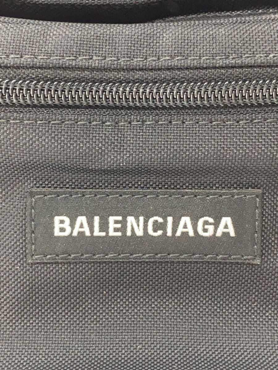 BALENCIAGA Waist Bag BLK Solid 5