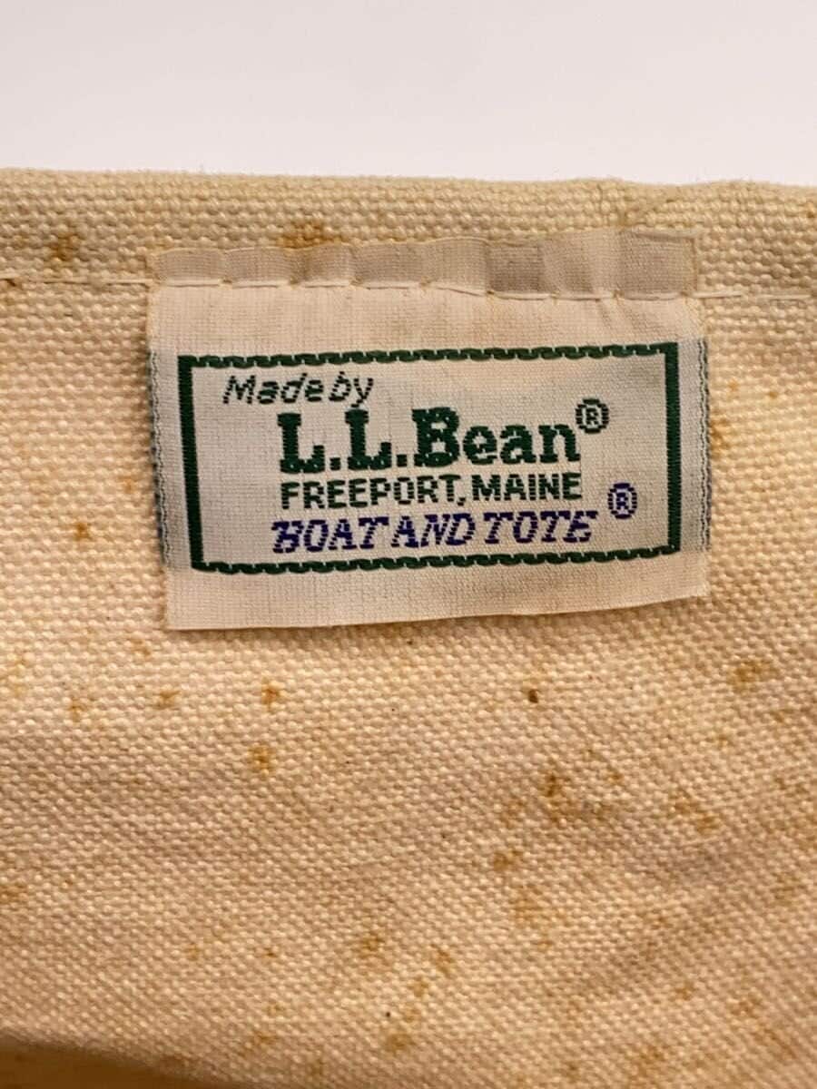 L.L.Bean Tote Bag Canvas BEG 5