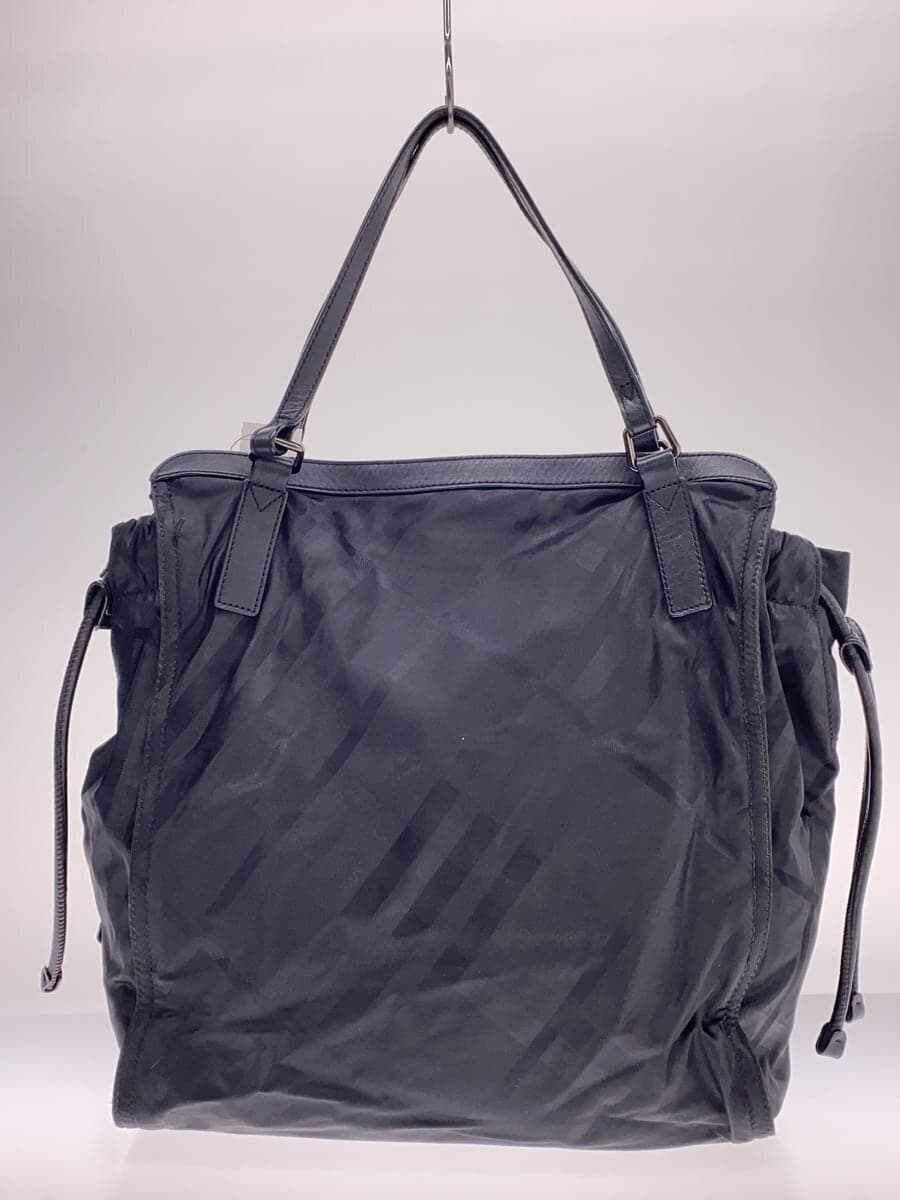 BURBERRY Tote Bag BLK Check 3