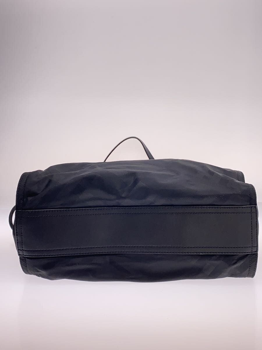 BURBERRY Tote Bag BLK Check 4