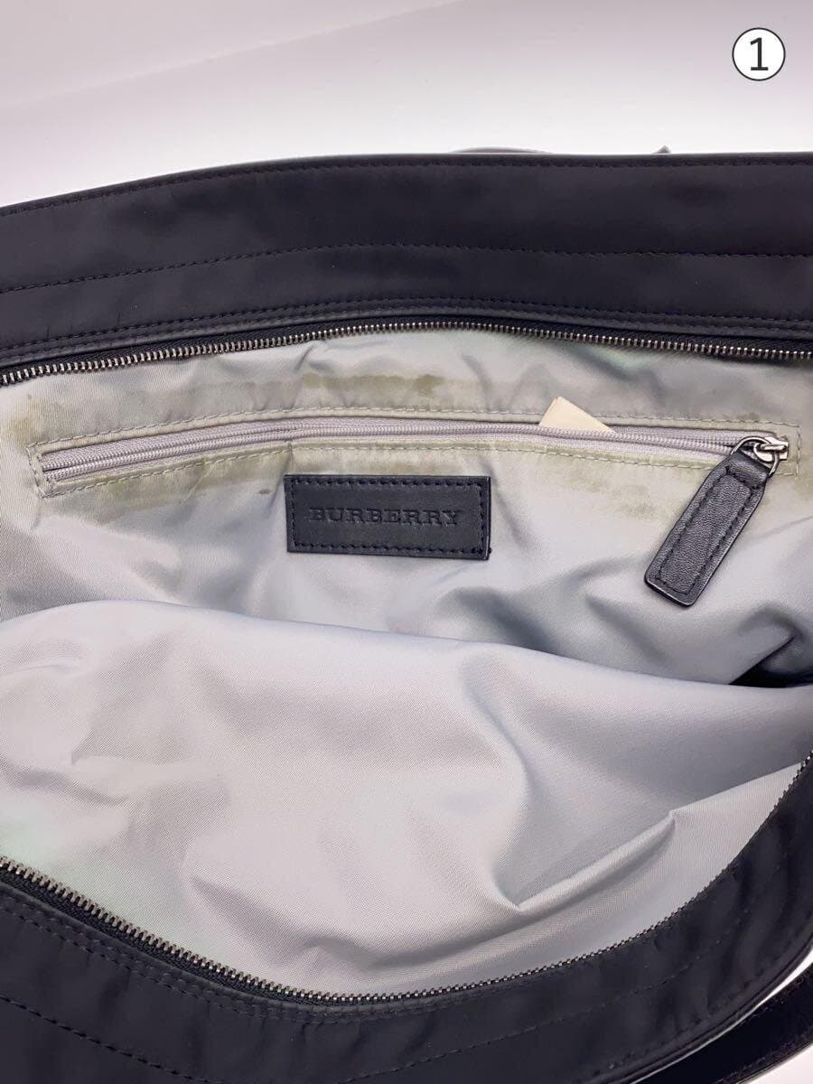 BURBERRY Tote Bag BLK Check 7