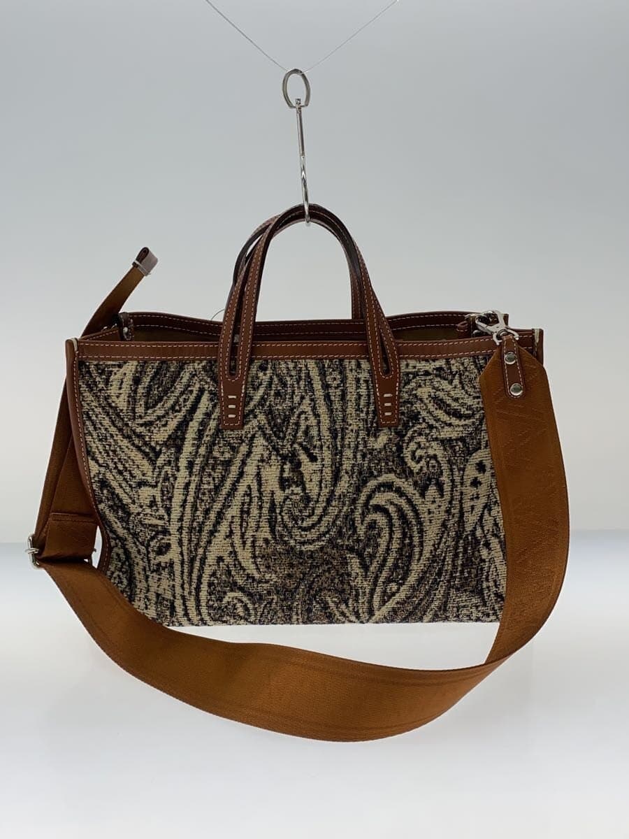 A VACATION Shoulder Bag BRW All Over Pattern 3