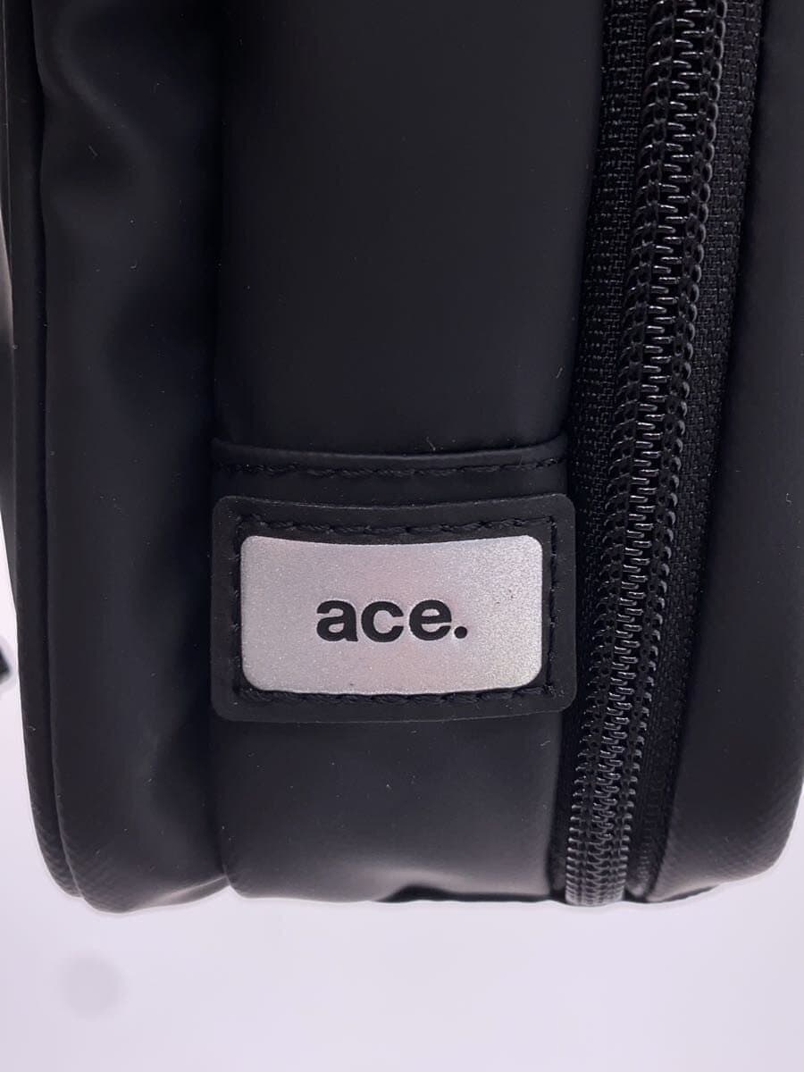 ace. Shoulder Bag PVC BLK Solid 5
