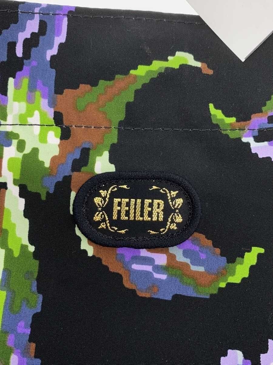 FEILER Tote Bag Nylon BLK Floral 5