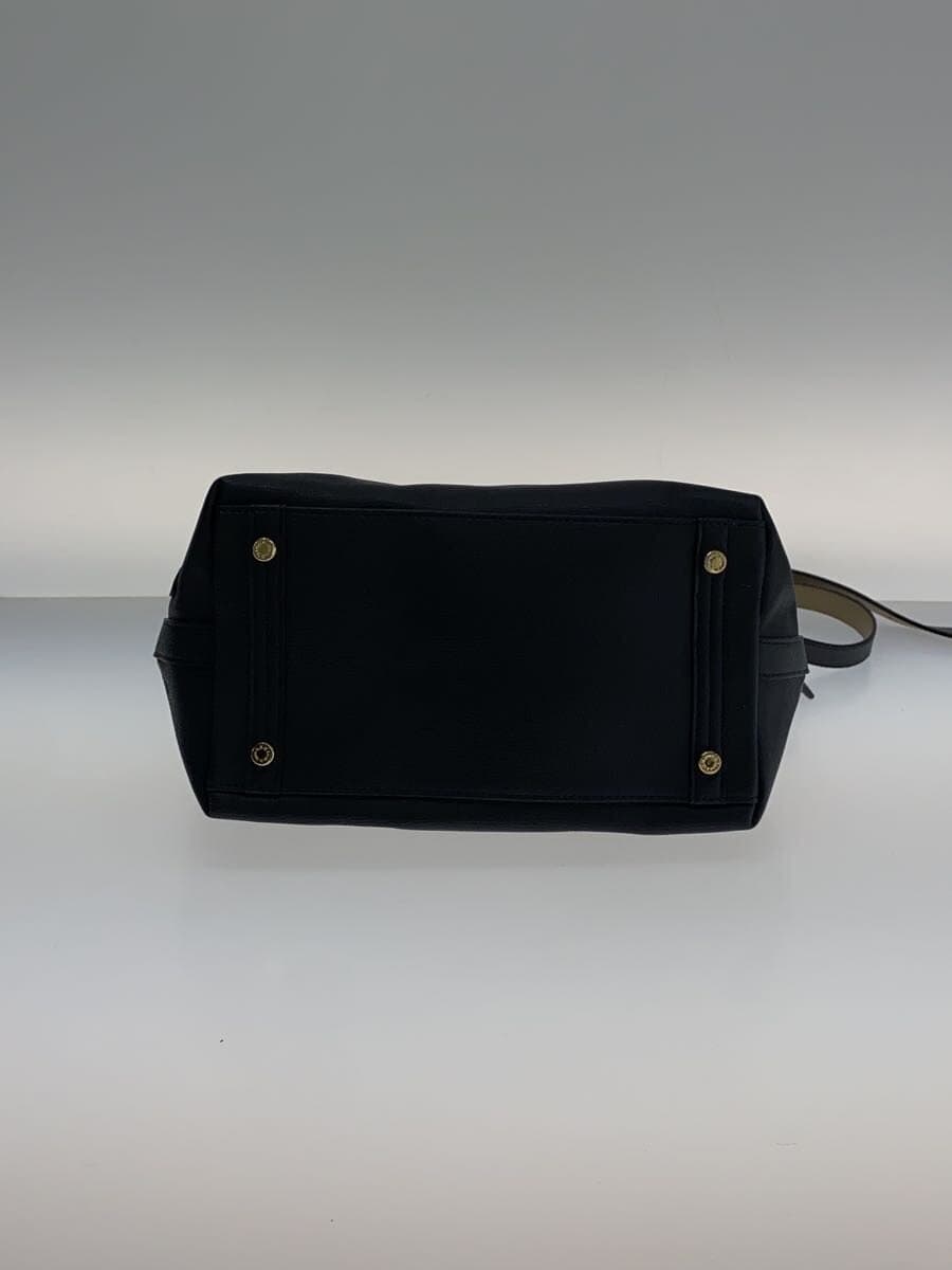 A.D.M.J. Shoulder Bag Leather BLK Solid 4