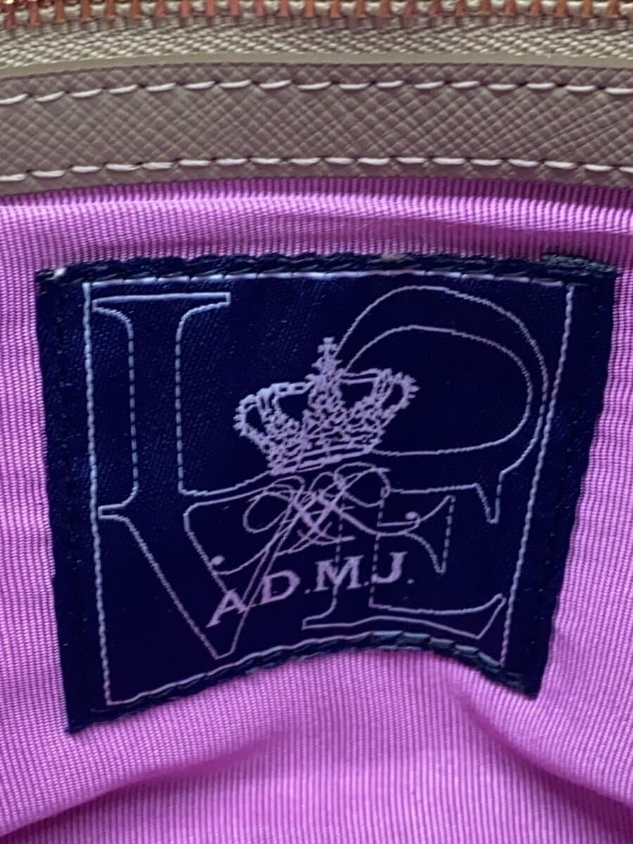 A.D.M.J. Shoulder Bag Leather BLK Solid 5