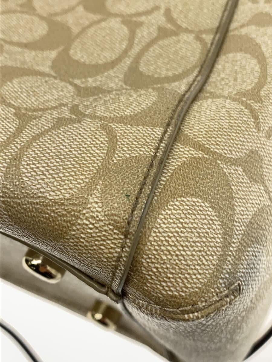 COACH Handbag_Signature PVC BEG All Over Pattern 7