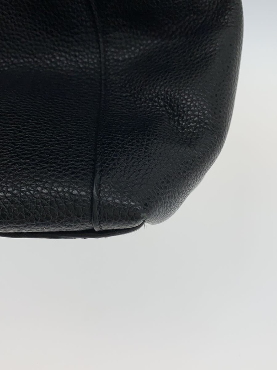 COACH Handbag Leather BLK Solid 7