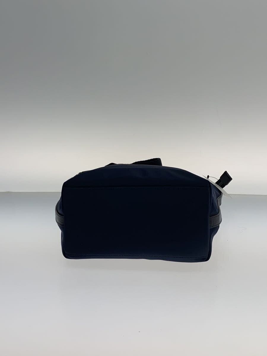 Modaprincipe2-Way Bamboo Tote Bag Nylon NVY Solid 4