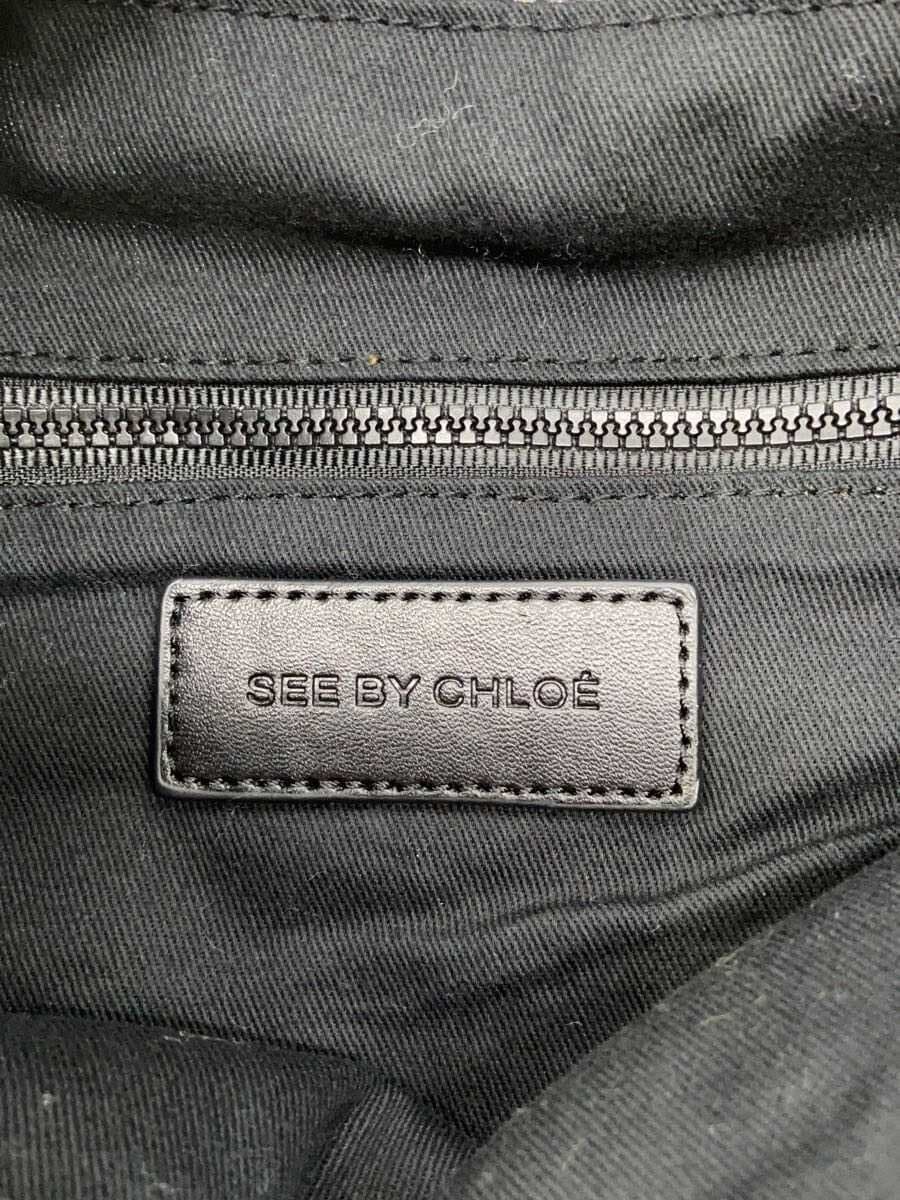 SEE BY CHLOE Shoulder Bag BLK All Over Pattern 5