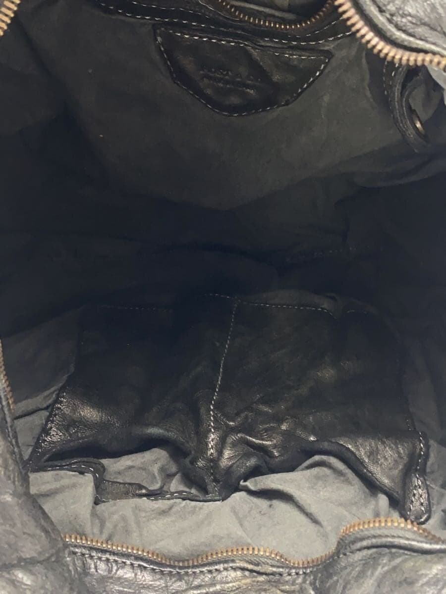 POST&CO Tote Bag Leather BLK 5