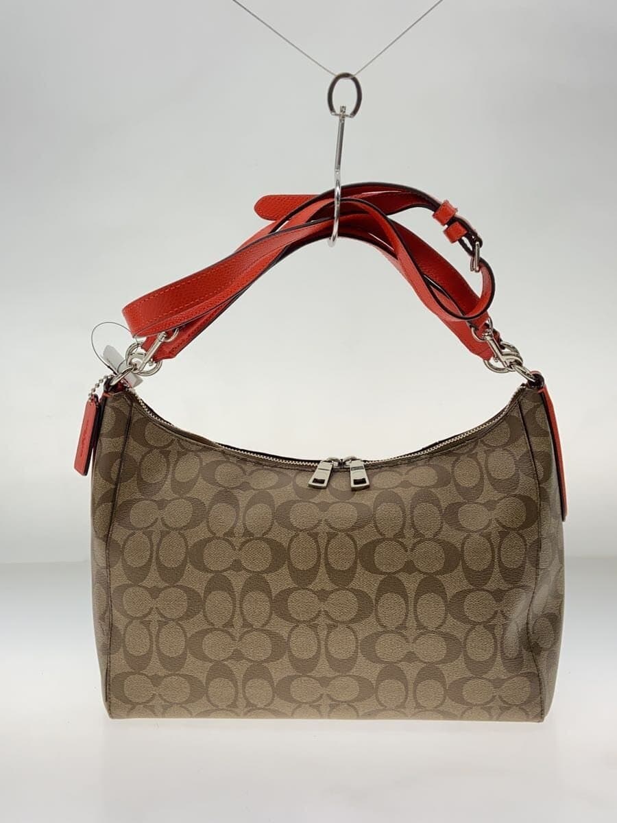 COACH Shoulder Bag PVC BEG All Over Pattern F34899 3