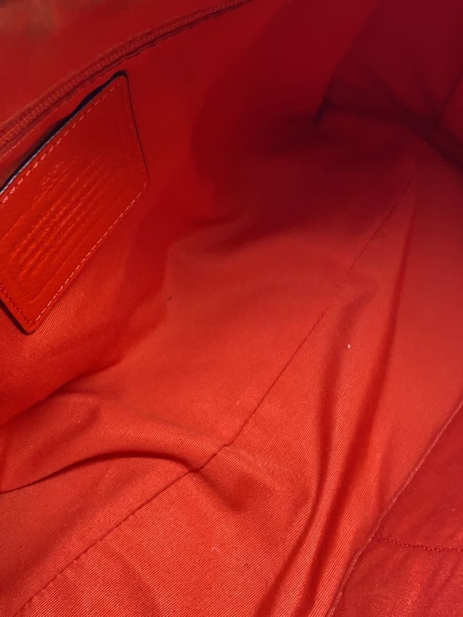 COACH Shoulder Bag PVC BEG All Over Pattern F34899 6