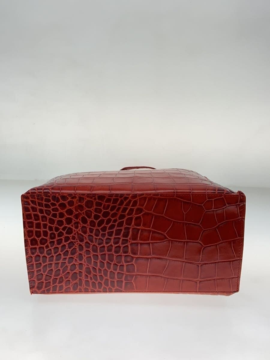 FURLA Tote Bag Leather RED 4