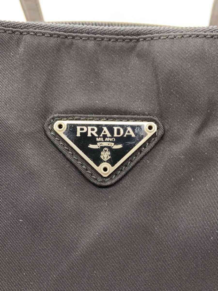 PRADA Tote Bag Nylon BLK Solid B6243 5