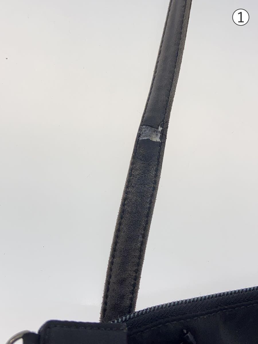 PRADA Tote Bag Nylon BLK Solid B6243 7