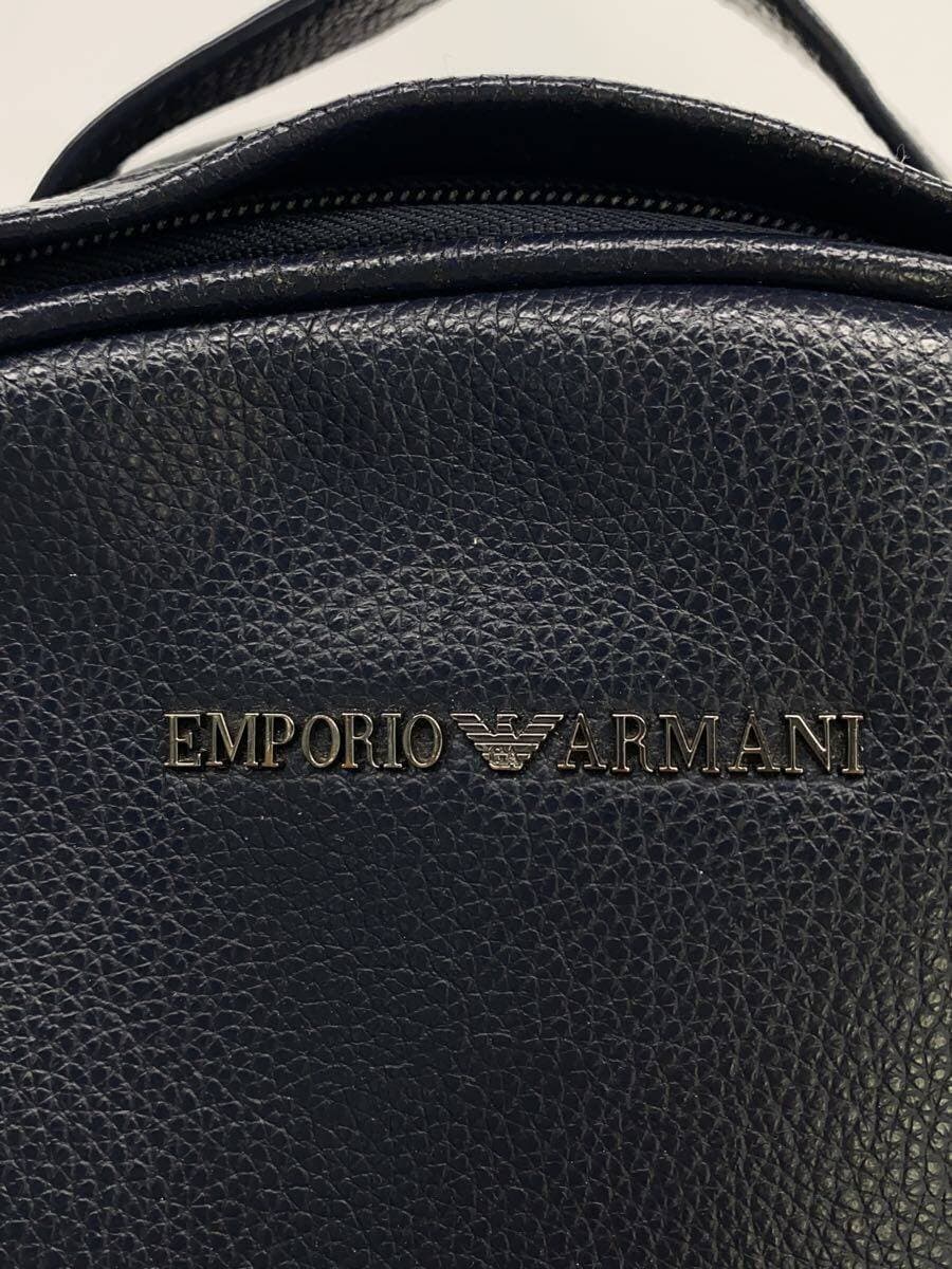 EMPORIO ARMANI Backpack Leather NVY 5