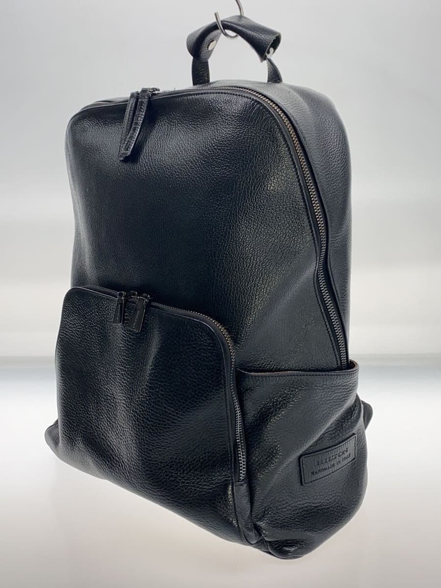 HILTON Backpack Leather BLK 2