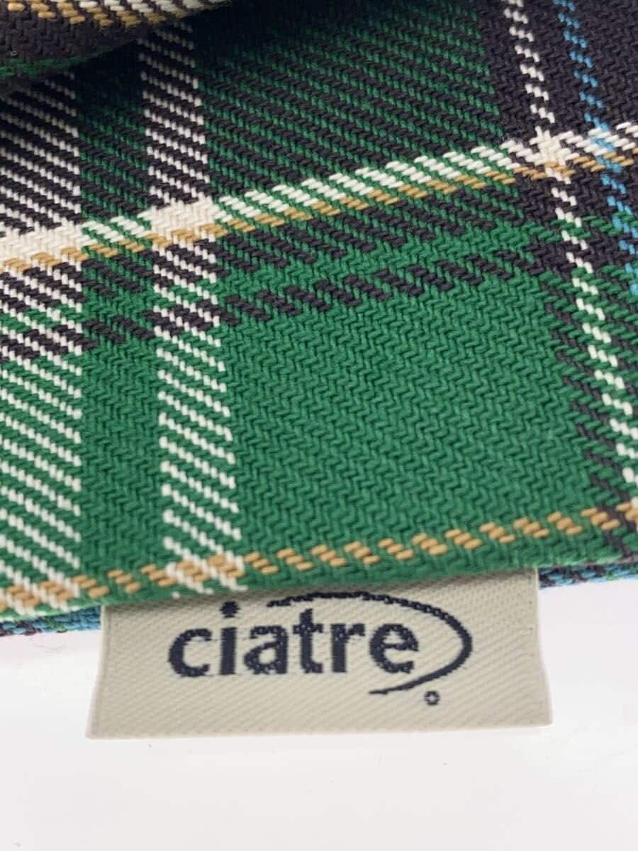 ciatre Tote Bag GRN Check 5