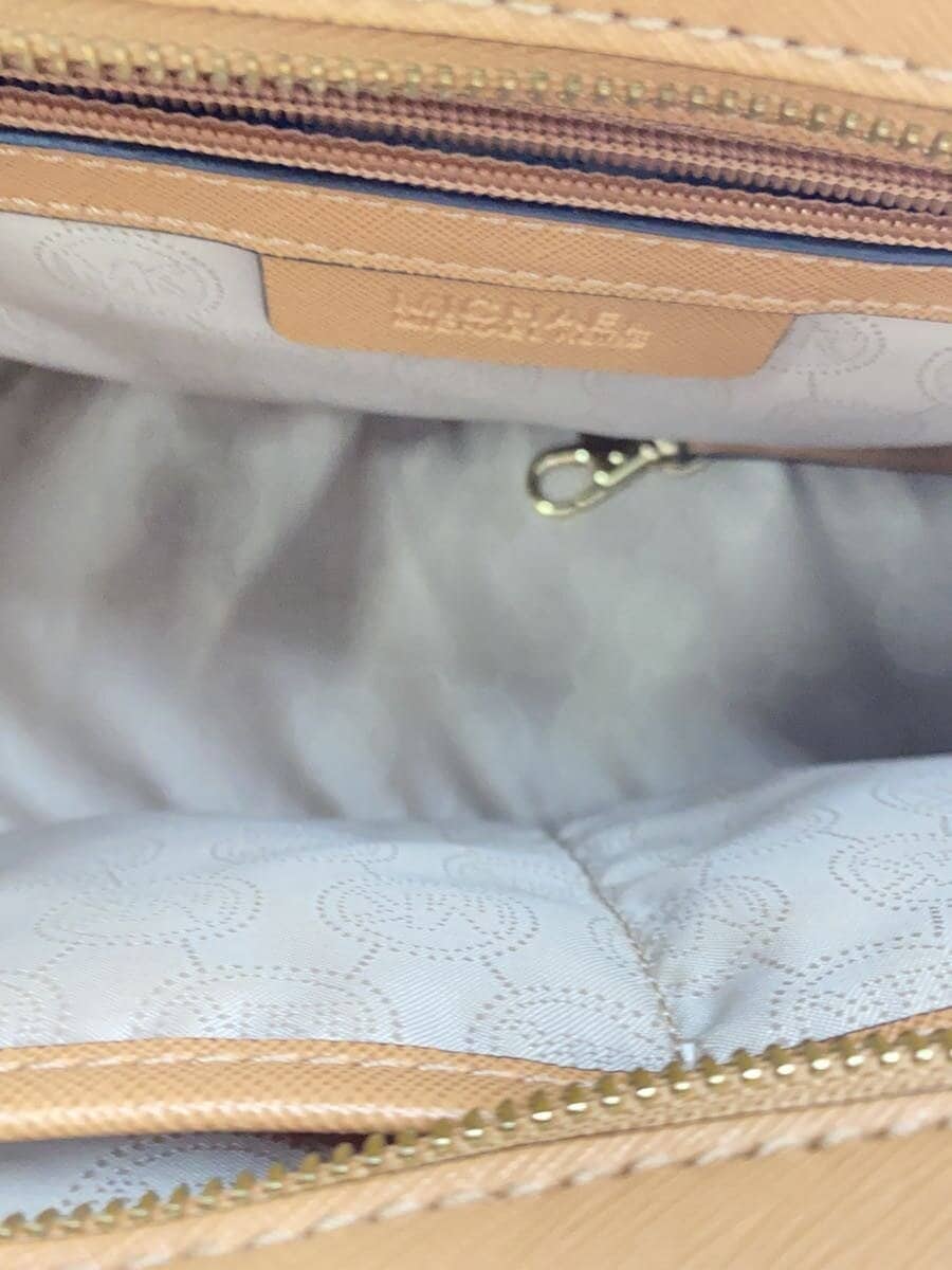 MICHAEL MICHAEL KORS Shoulder Bag Leather BEG Solid 6