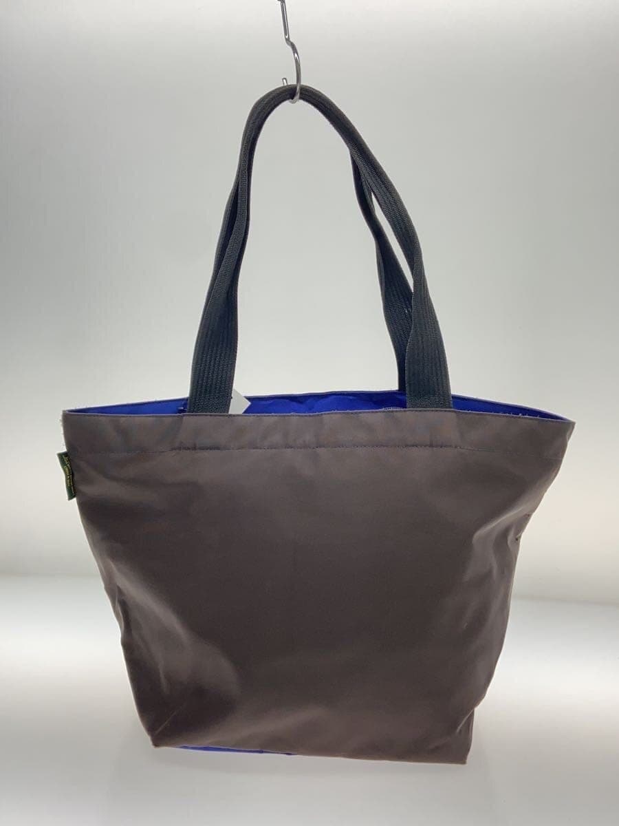 Herve Chapelier corner wear bicolor tote bag nylon BRW plain 3