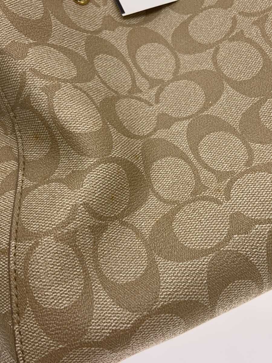 COACH tote bag PVC BEG all-over pattern 7