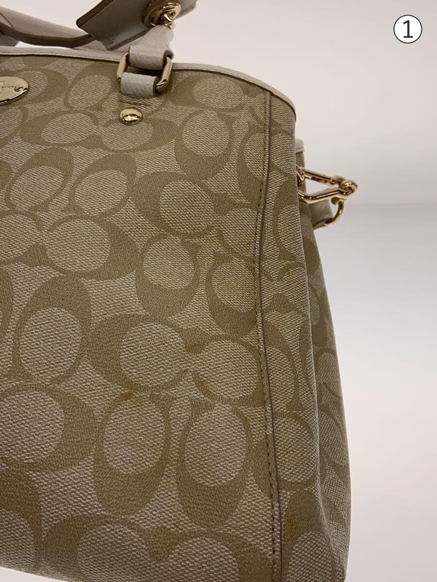 COACH tote bag PVC BEG all-over pattern 8