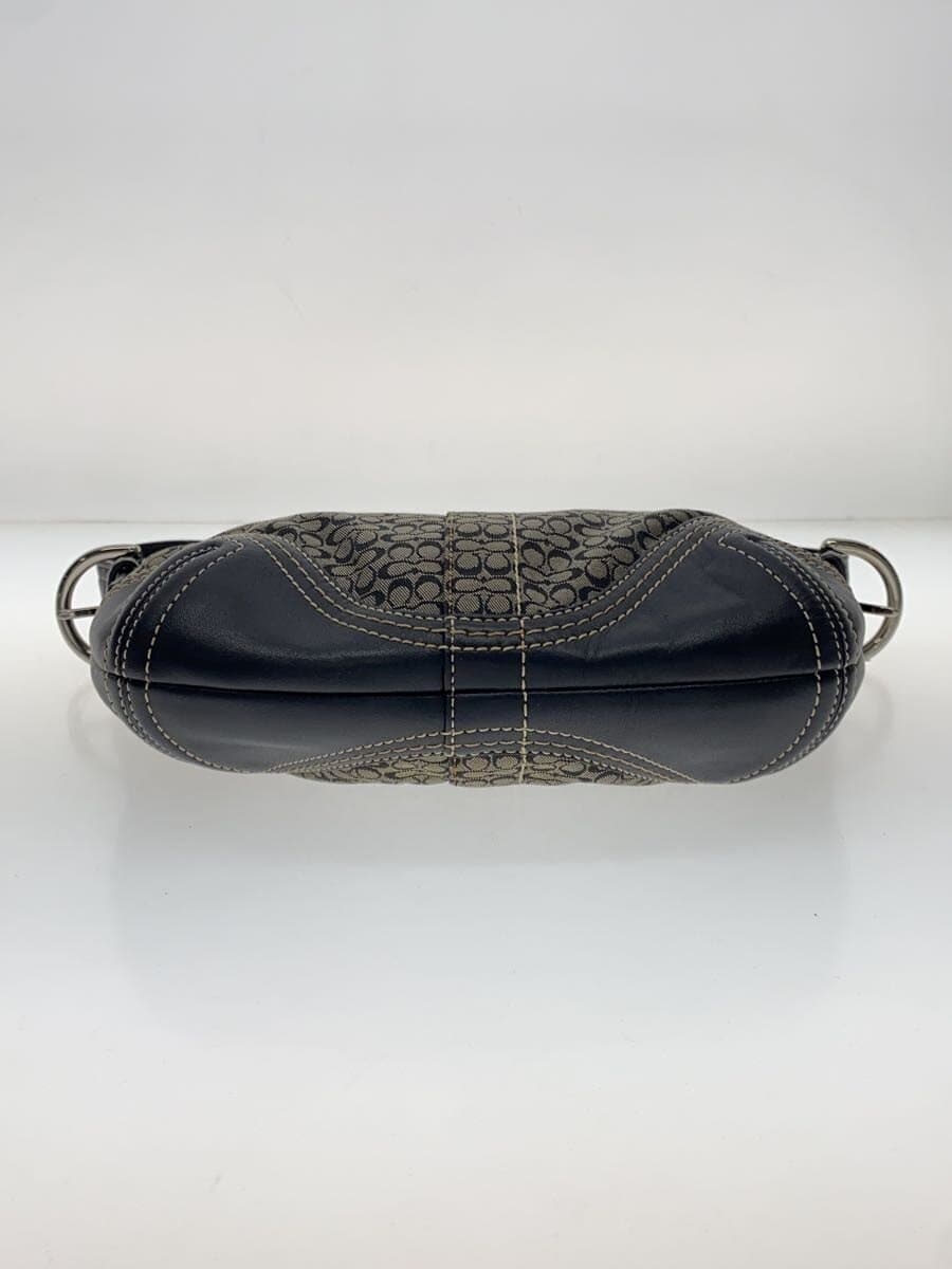 COACH Shoulder Bag Canvas GRY All Over Pattern F02154 4