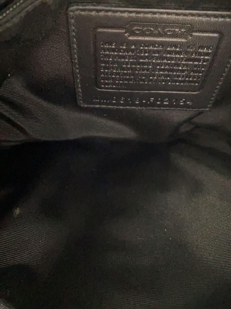 COACH Shoulder Bag Canvas GRY All Over Pattern F02154 6