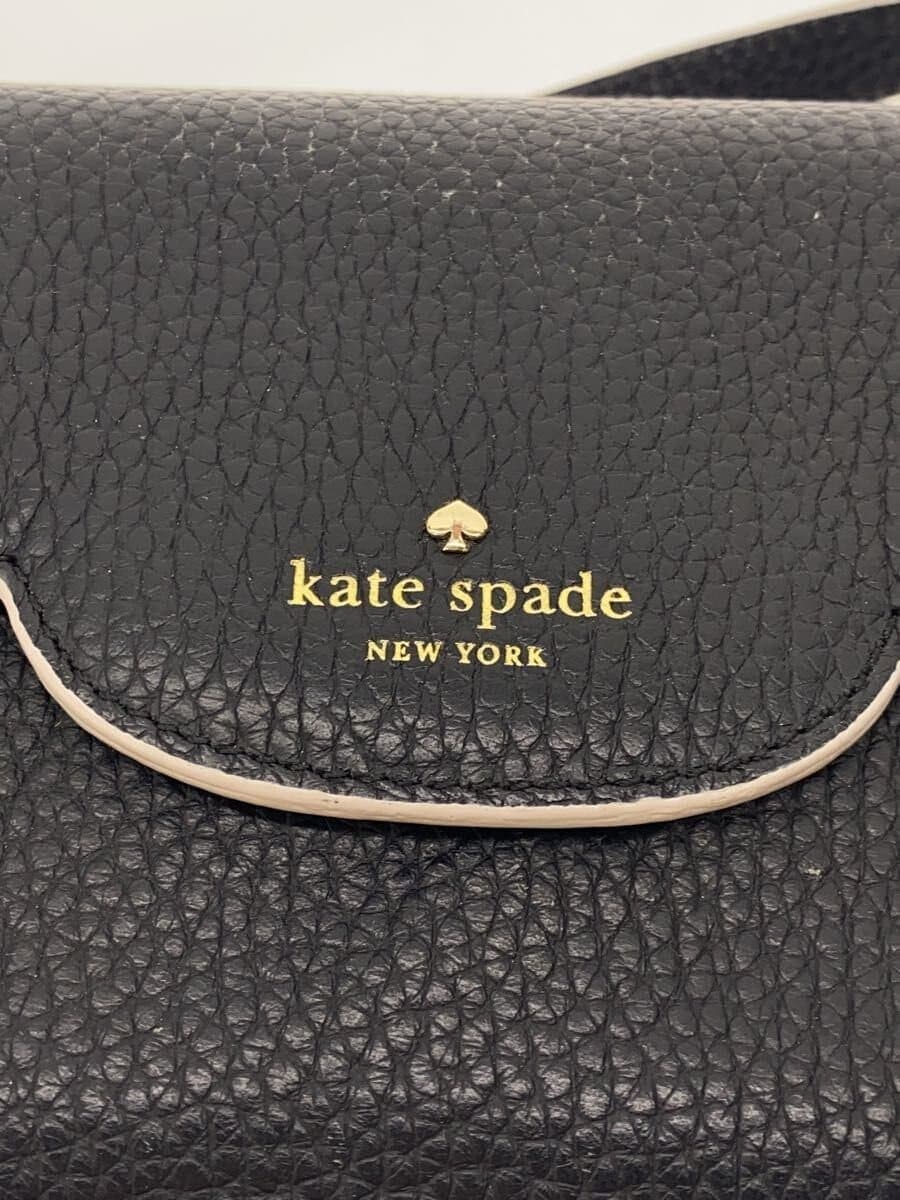 kate spade new york Shoulder Bag Leather BLK Solid 5