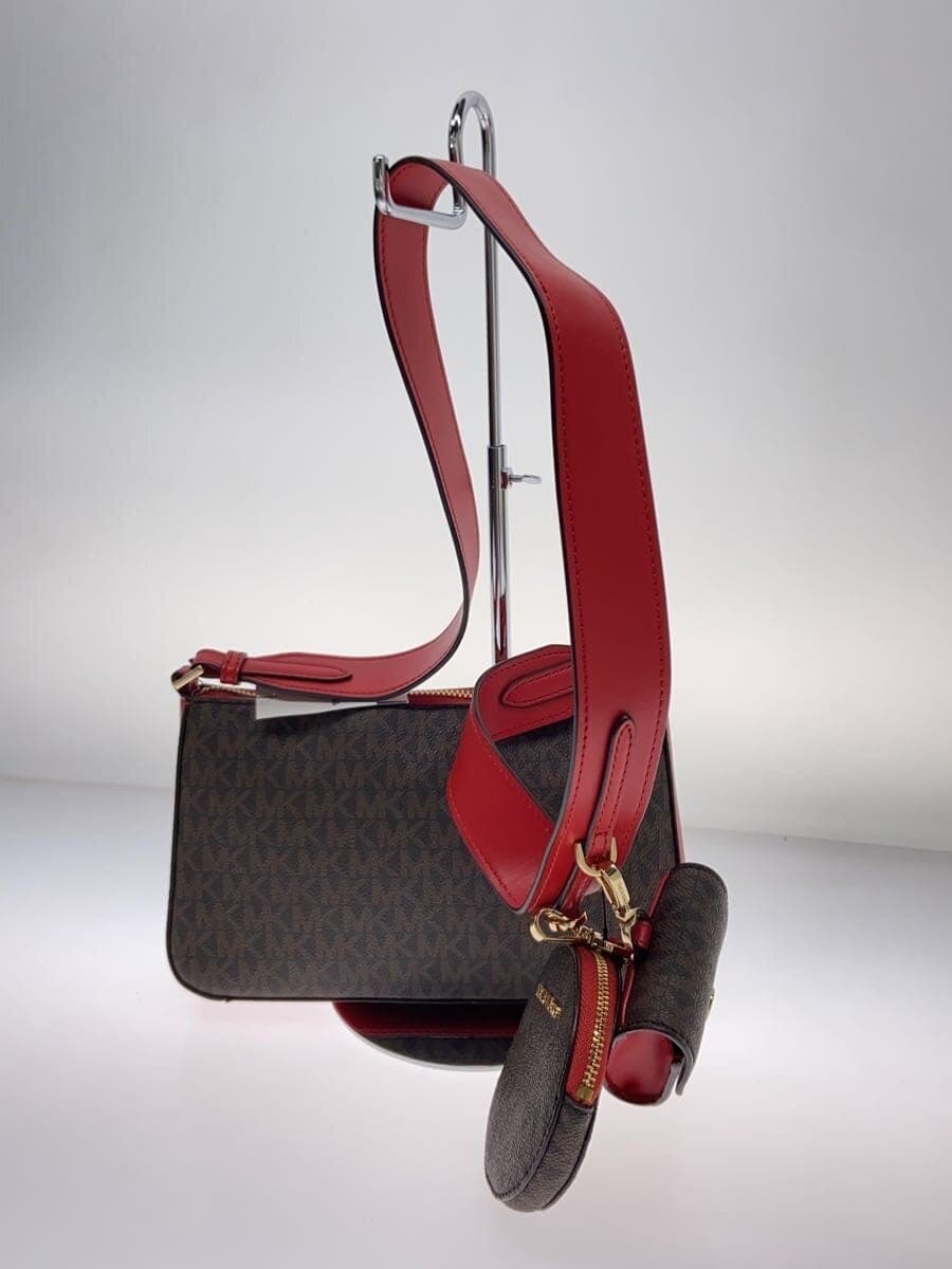 MICHAEL KORS Shoulder Bag PVC BRW All-over Pattern 3