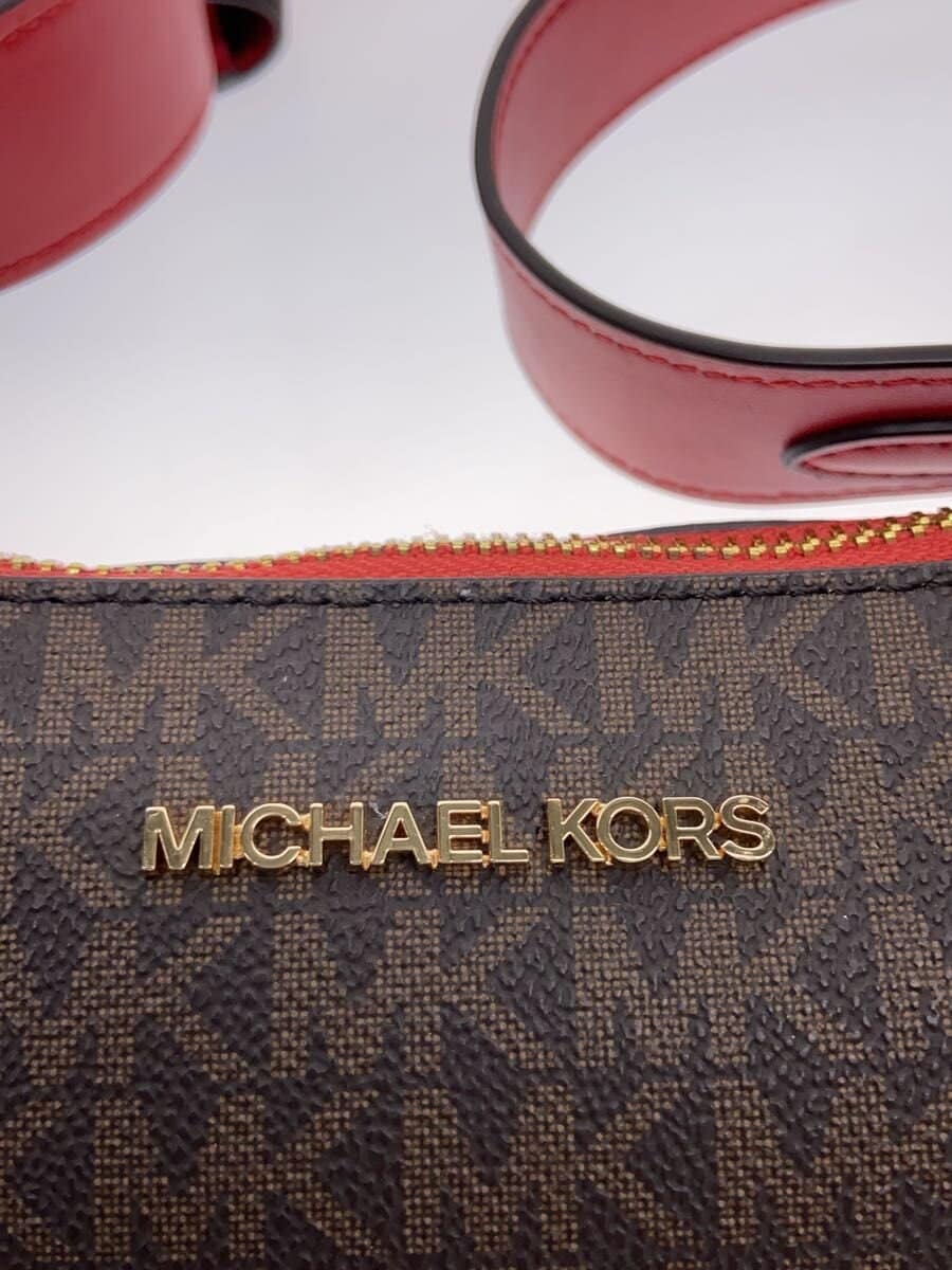 MICHAEL KORS Shoulder Bag PVC BRW All-over Pattern 5