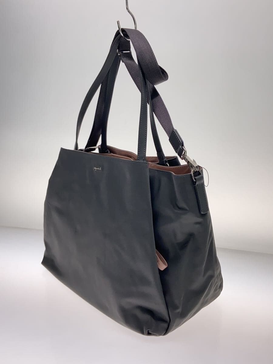 agnes b. shoulder bag -- GRY solid color 2