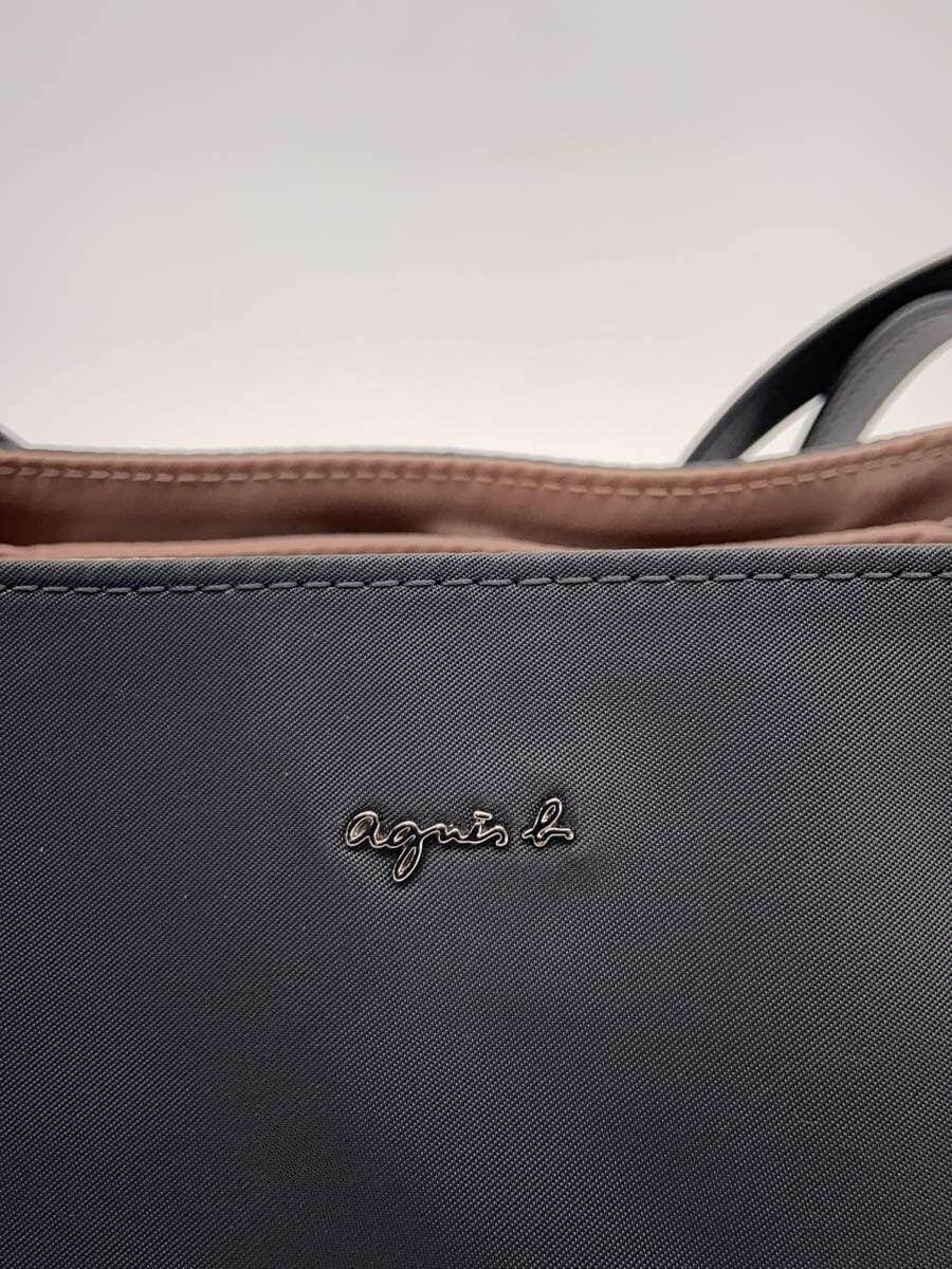 agnes b. shoulder bag -- GRY solid color 5