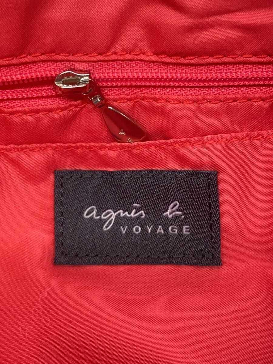 agnes b VOYAGE2WAY Tagged Tote Bag Nylon PNK Solid 5