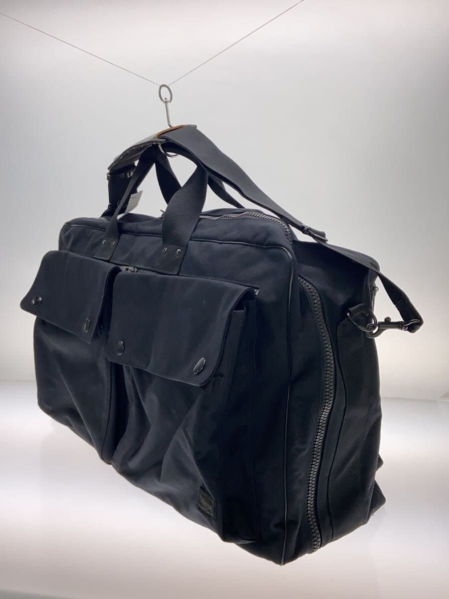 PORTER 2WAY Boston bag Nylon Black Plain 2