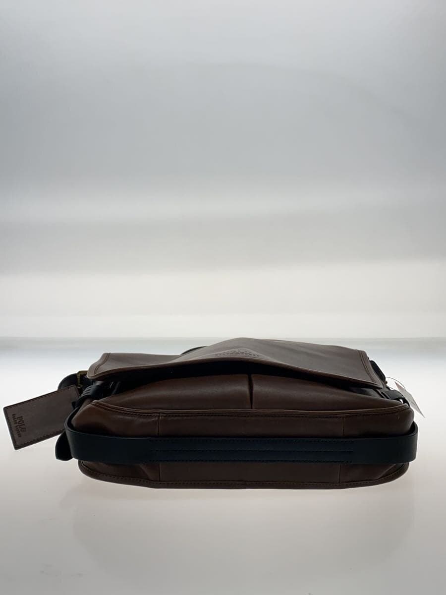 POLO RALPH LAUREN shoulder bag leather BRW 4