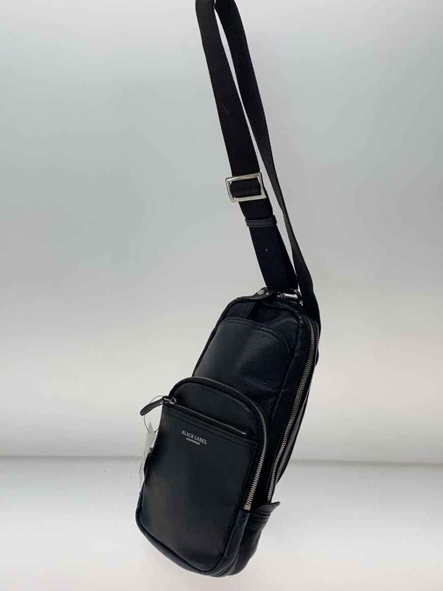 BLACK LABEL CRESTBRIDGE Shoulder Bag Leather BLK 51145-709-09 2