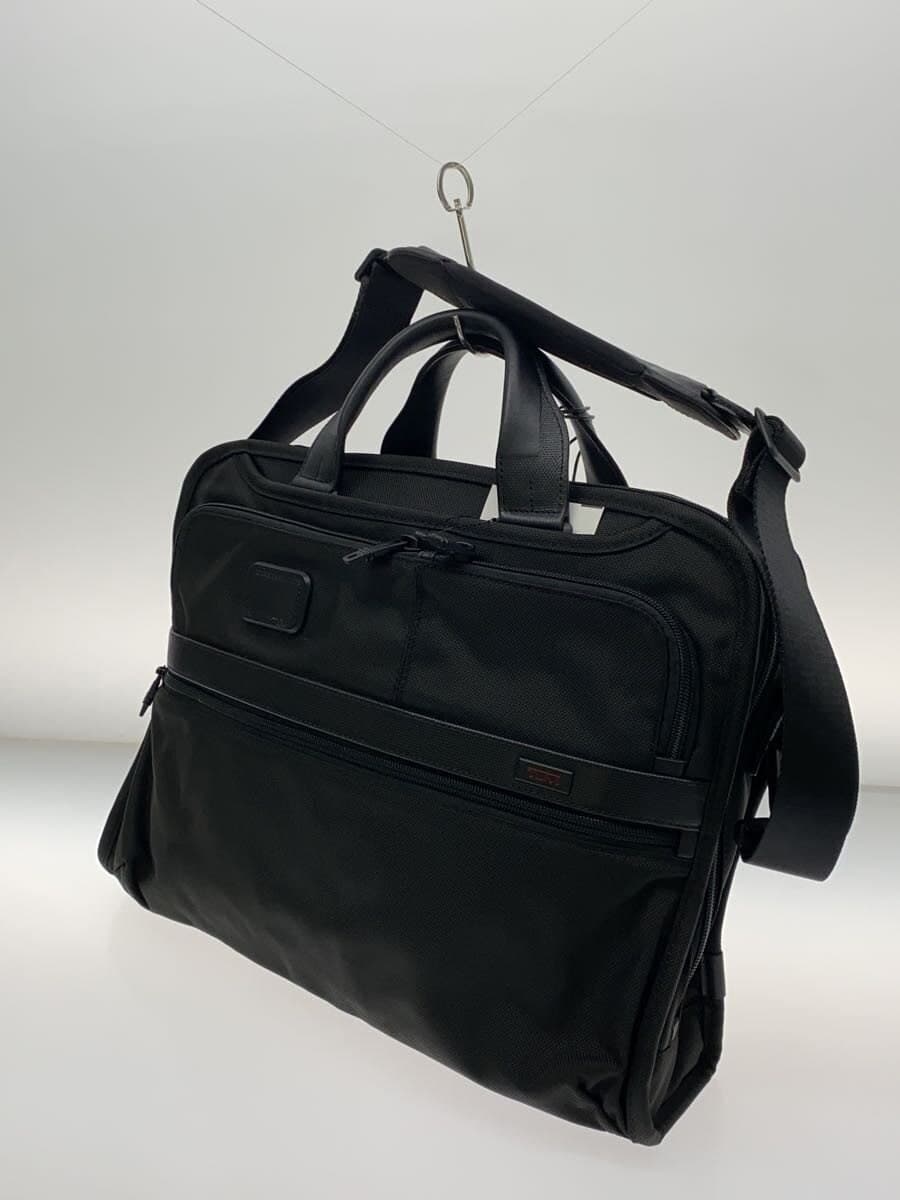 TUMI Briefcase Nylon Black ALPHA2 2