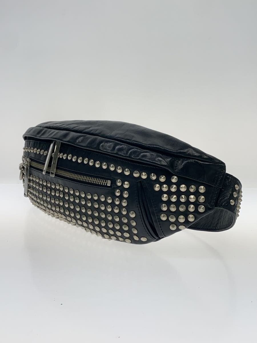 PATRICK STEPHAN Waist Bag Leather BLK 2