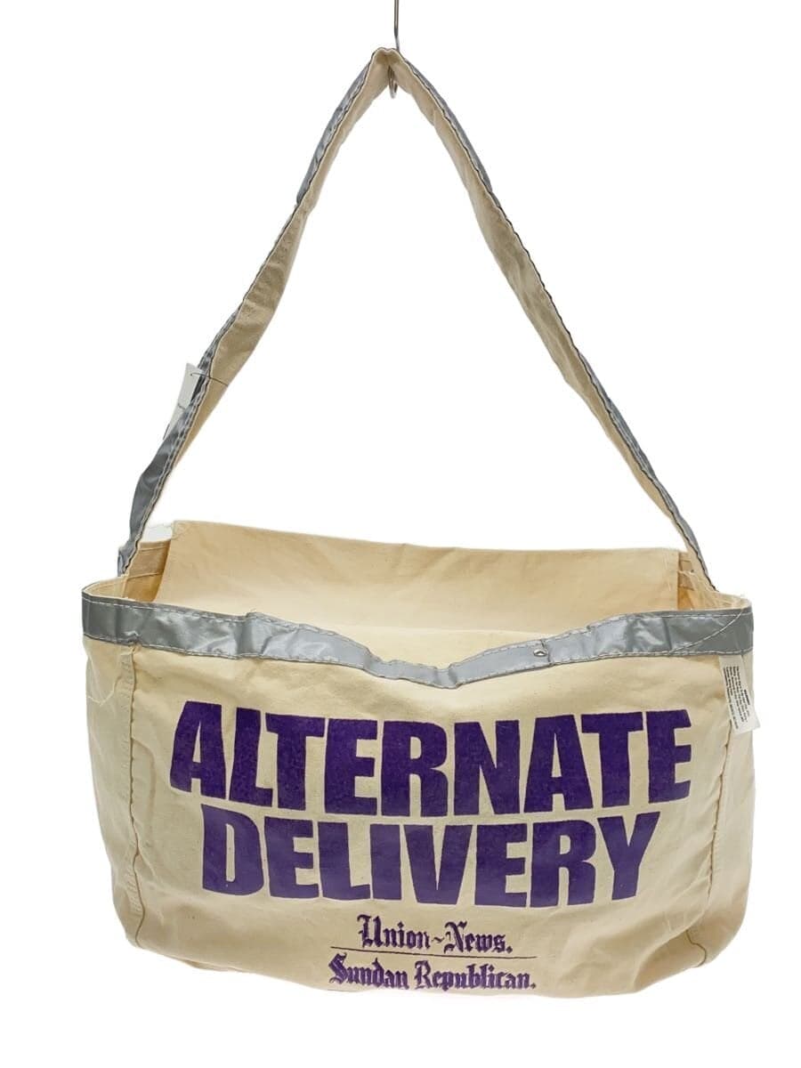 Other Brand Union-News Shoulder Bag Canvas WHT