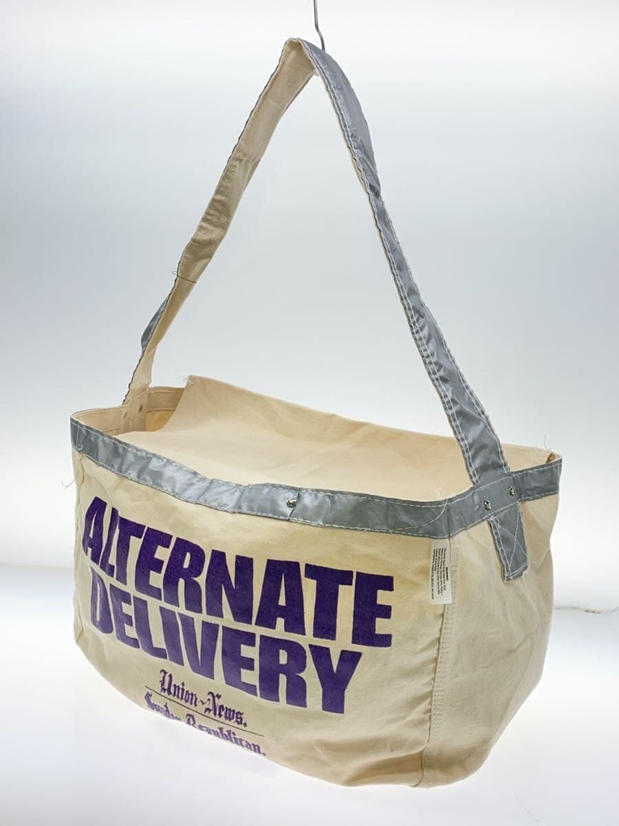 Other Brand Union-News Shoulder Bag Canvas WHT 2