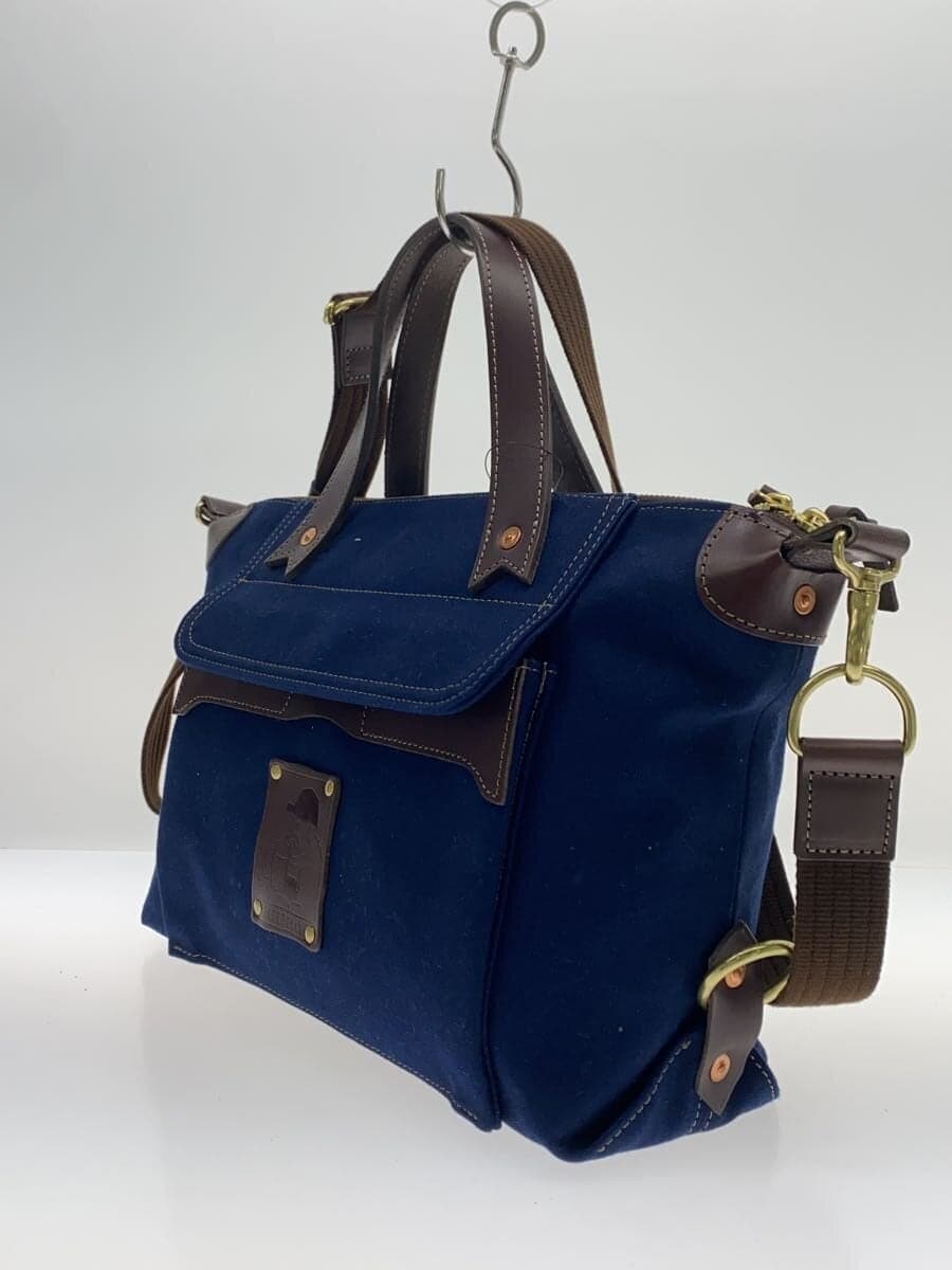 BEER BELLY Tote Bag Canvas NVY 2