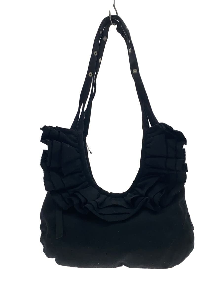 LIMI feu shoulder bag cotton BLK