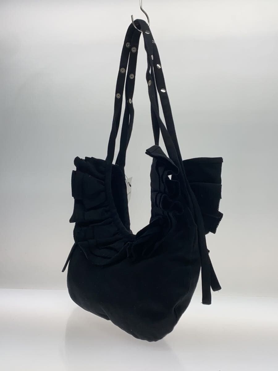 LIMI feu shoulder bag cotton BLK 2