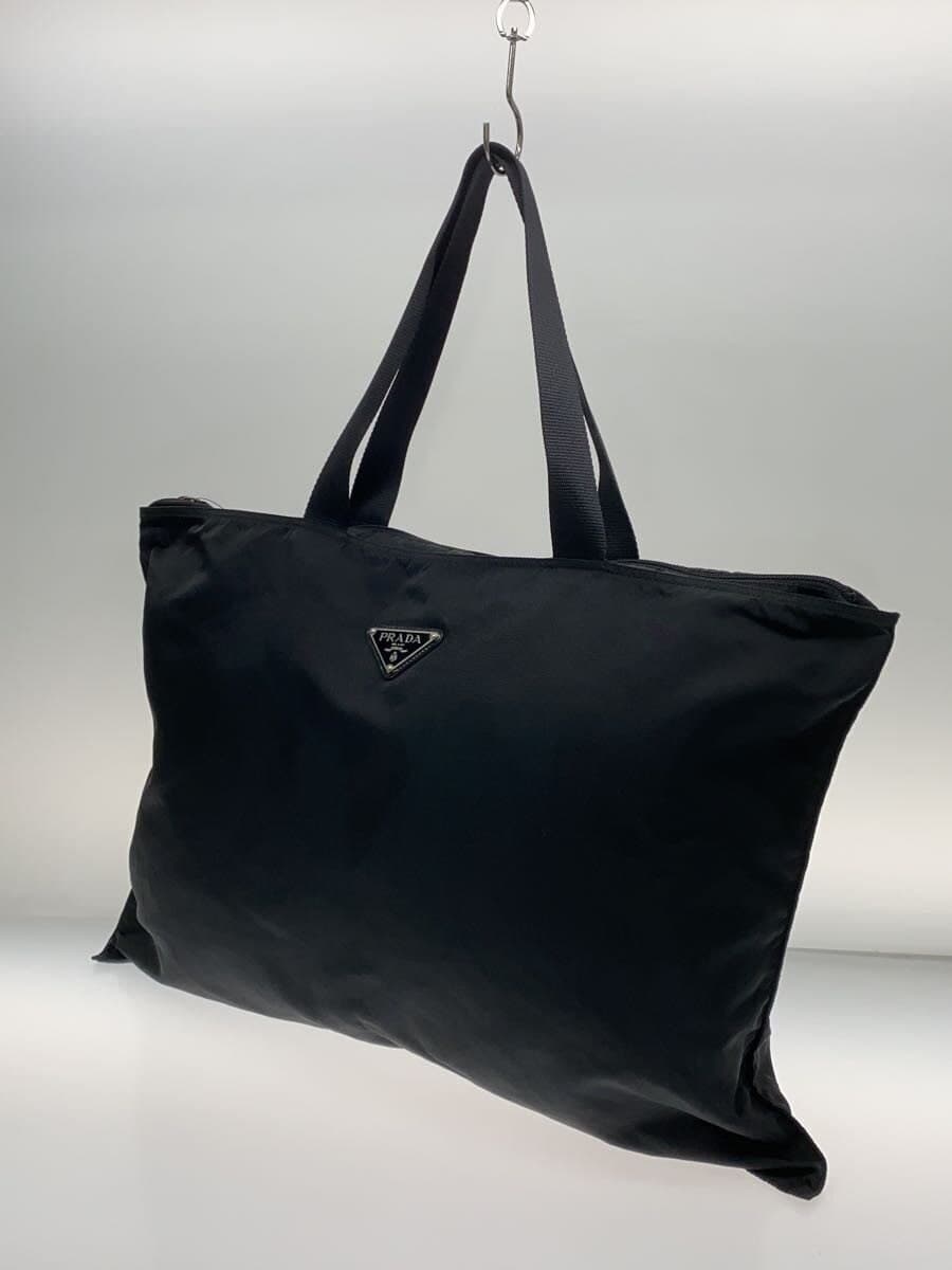 PRADA tote bag nylon BLK 2