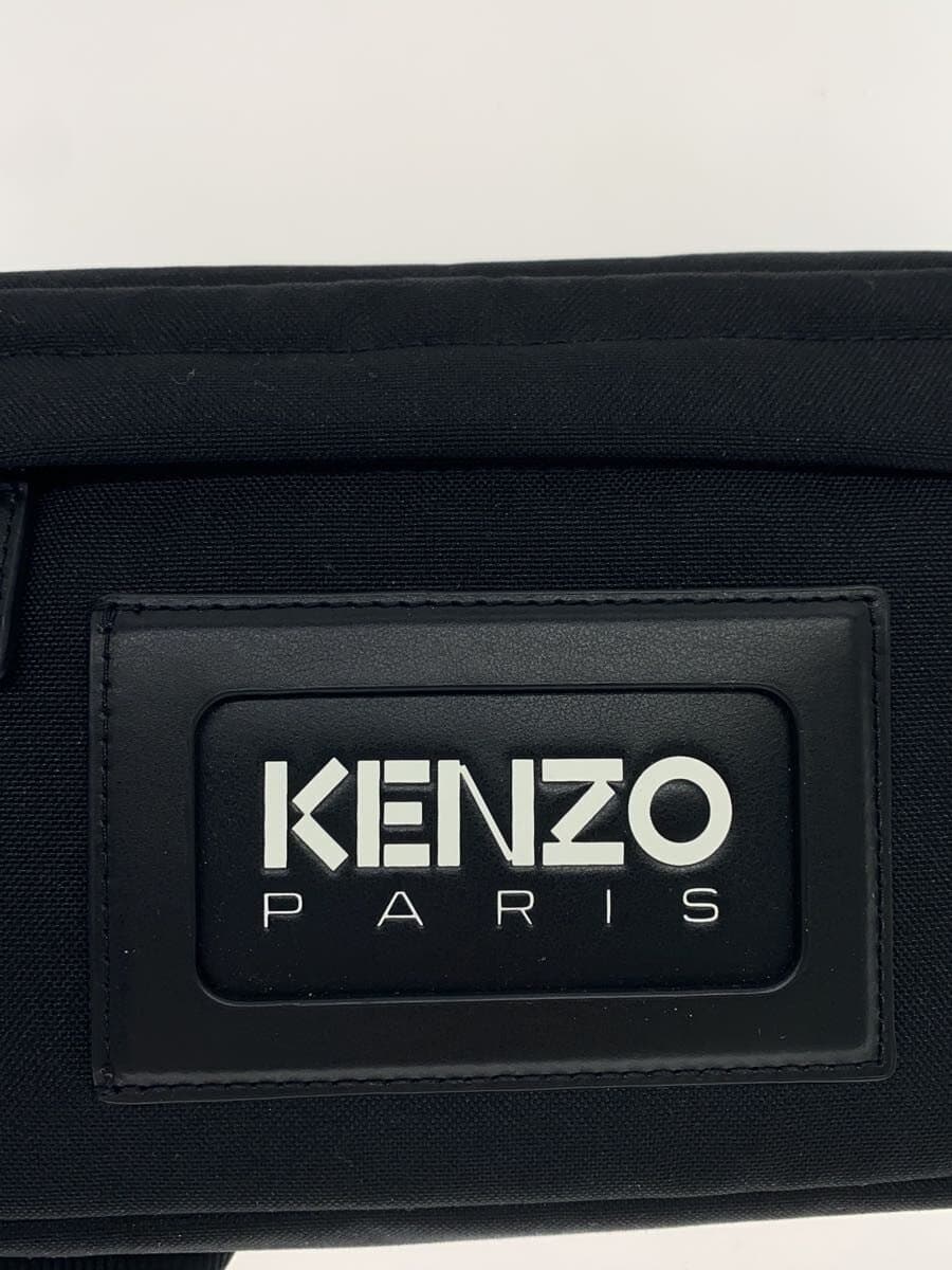 KENZO Waist Bag Cotton BLK 5