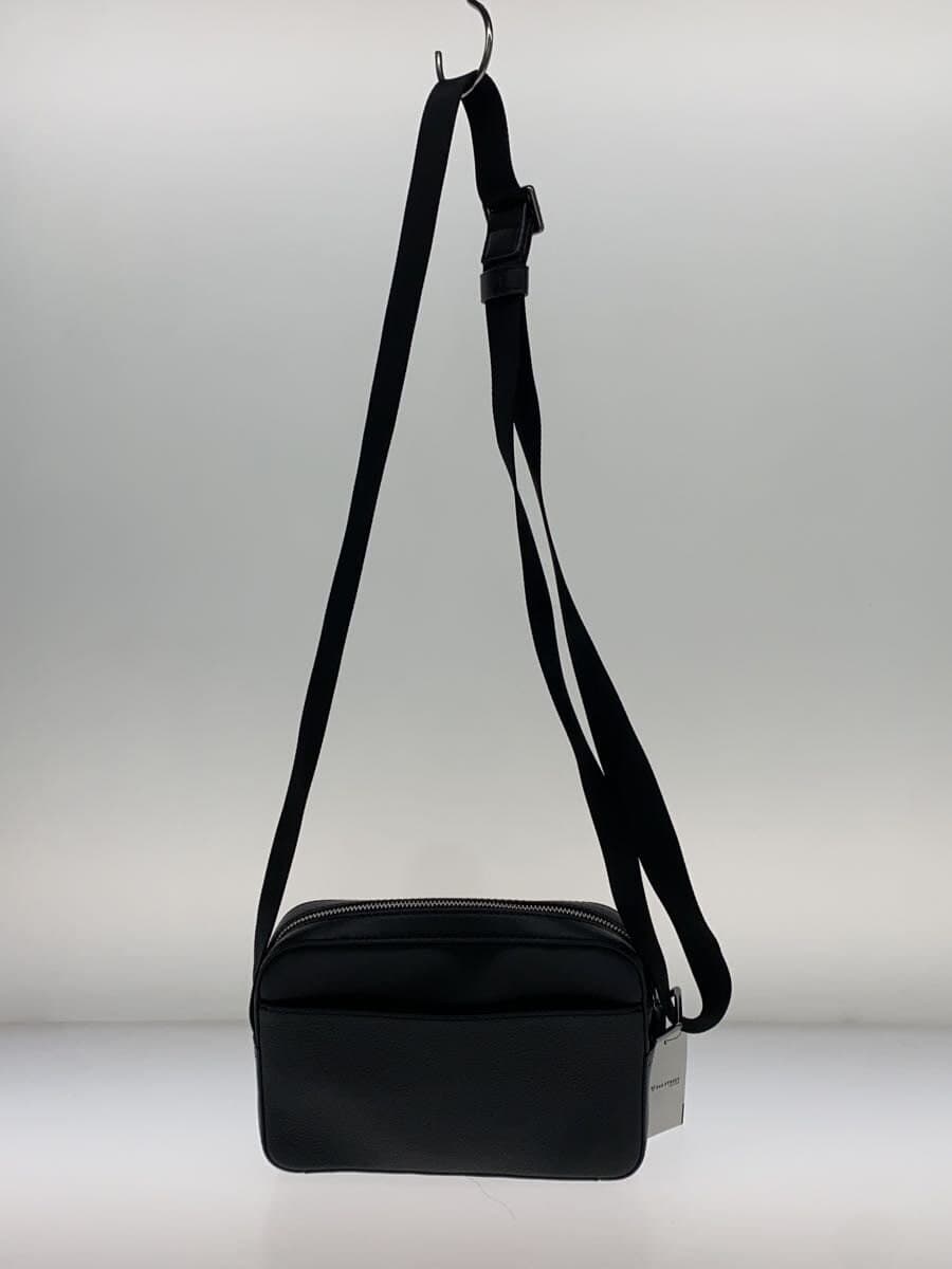 MICHAEL KORS Shoulder Bag Leather Black Plain DC-2403 3
