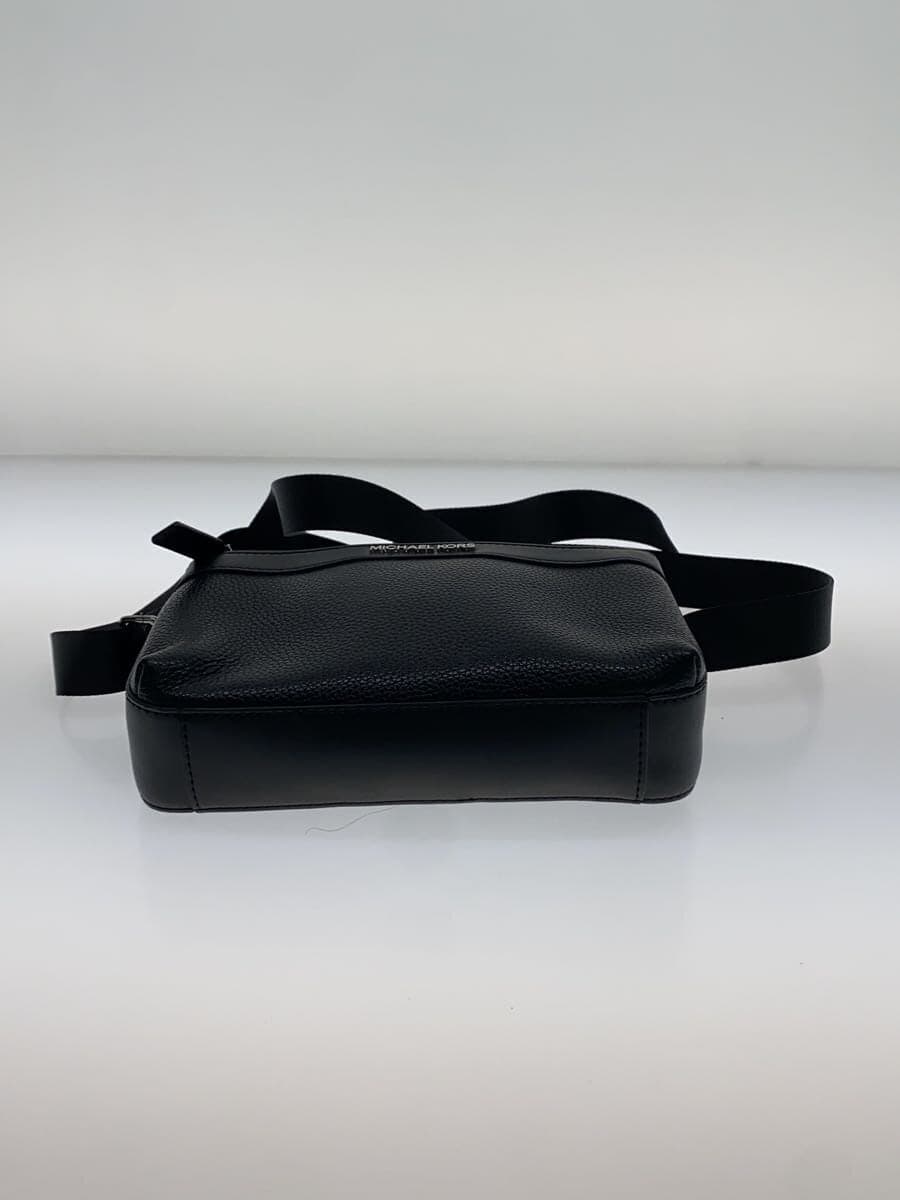 MICHAEL KORS Shoulder Bag Leather Black Plain DC-2403 4